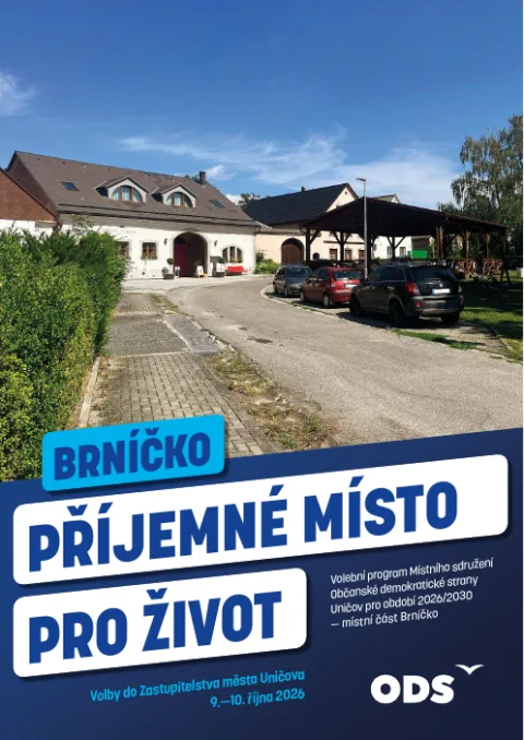 Obálka magazínu pro místní část Brníčko