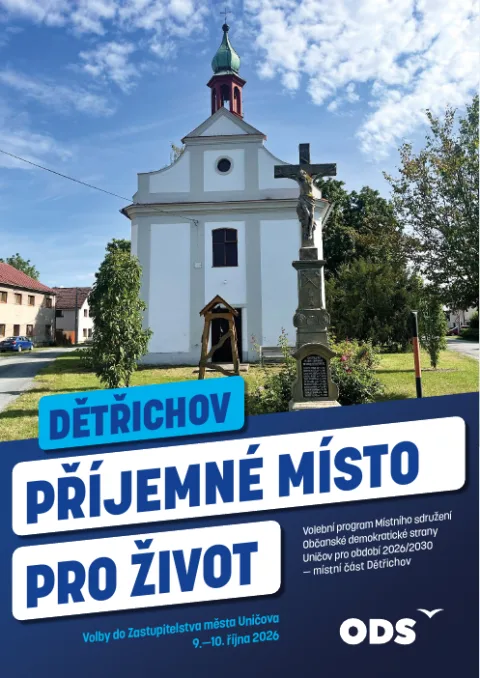 Obálka magazínu pro místní část Dětřichov