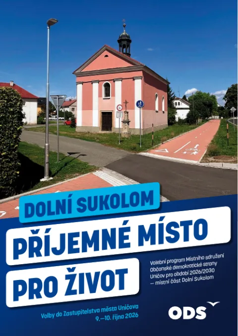 Obálka magazínu pro místní část Dolní Sukolom