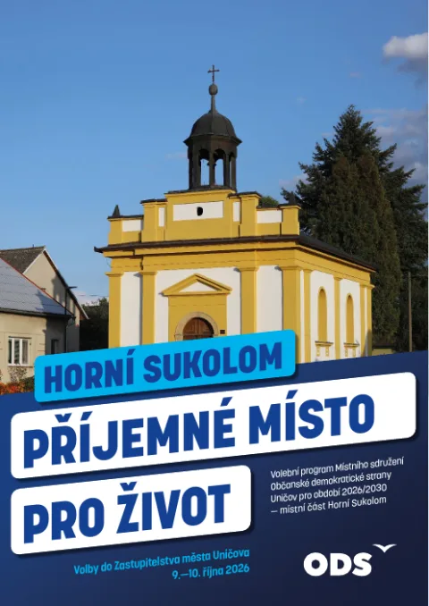 Obálka magazínu pro místní část Horní Sukolom