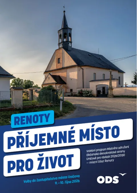 Obálka magazínu pro místní část Renoty